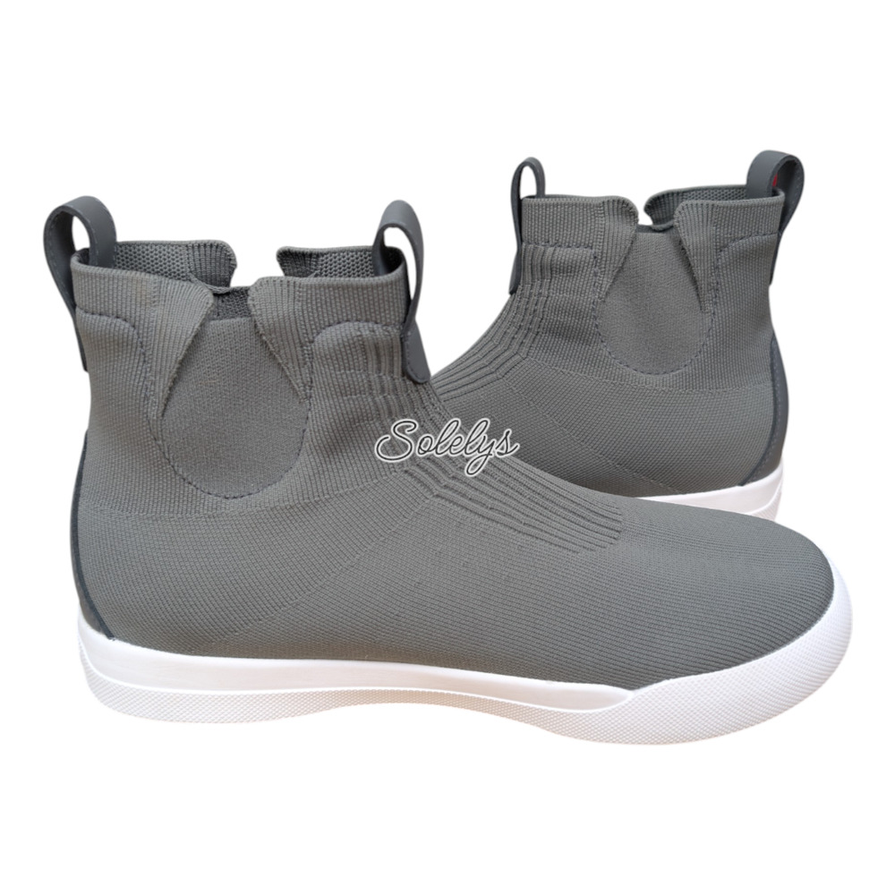 Vessi Weekend Chelsea Concrete Grey White Waterproof Dyma-Tex Knit Boot Womens 9